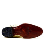 Austin Ostrich Boots - Bone - Round Toe (AV230) - Gomez Western Wear