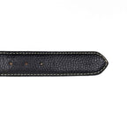 Cheyenne Black Leather Belt (C-V4301) - Gomez Western Wear