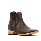 Cowboy Style Alamo Brown Ankle Boots - Square Toe (E1200) - Gomez Western Wear