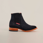 E1200 Joven Nobuck Negro H-Pato - Gomez Western Wear