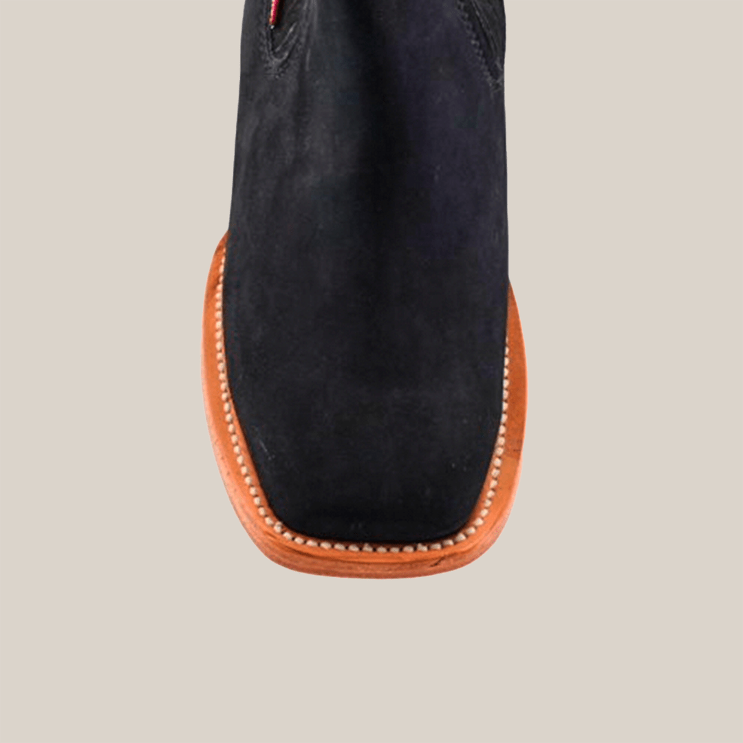 E1200 Joven Nobuck Negro H-Pato - Gomez Western Wear