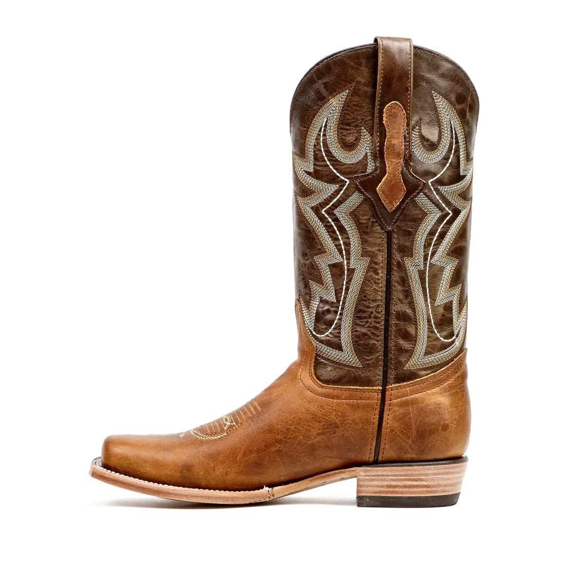 Fresno Tan Cowboy Boots - Narrow Square Toe (E906) - Gomez Western Wear