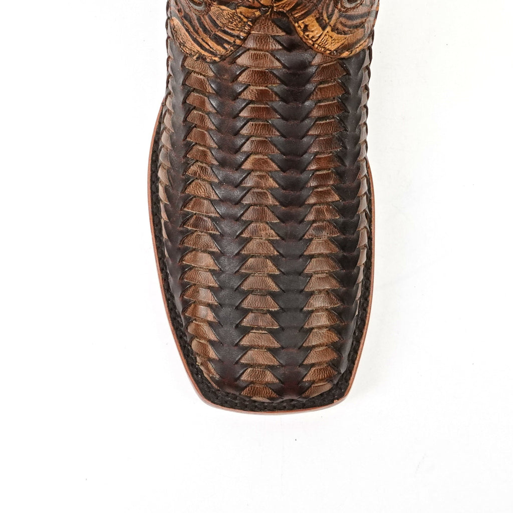 Gabbie - Basketweave Chocolate - Gomez Western Wear