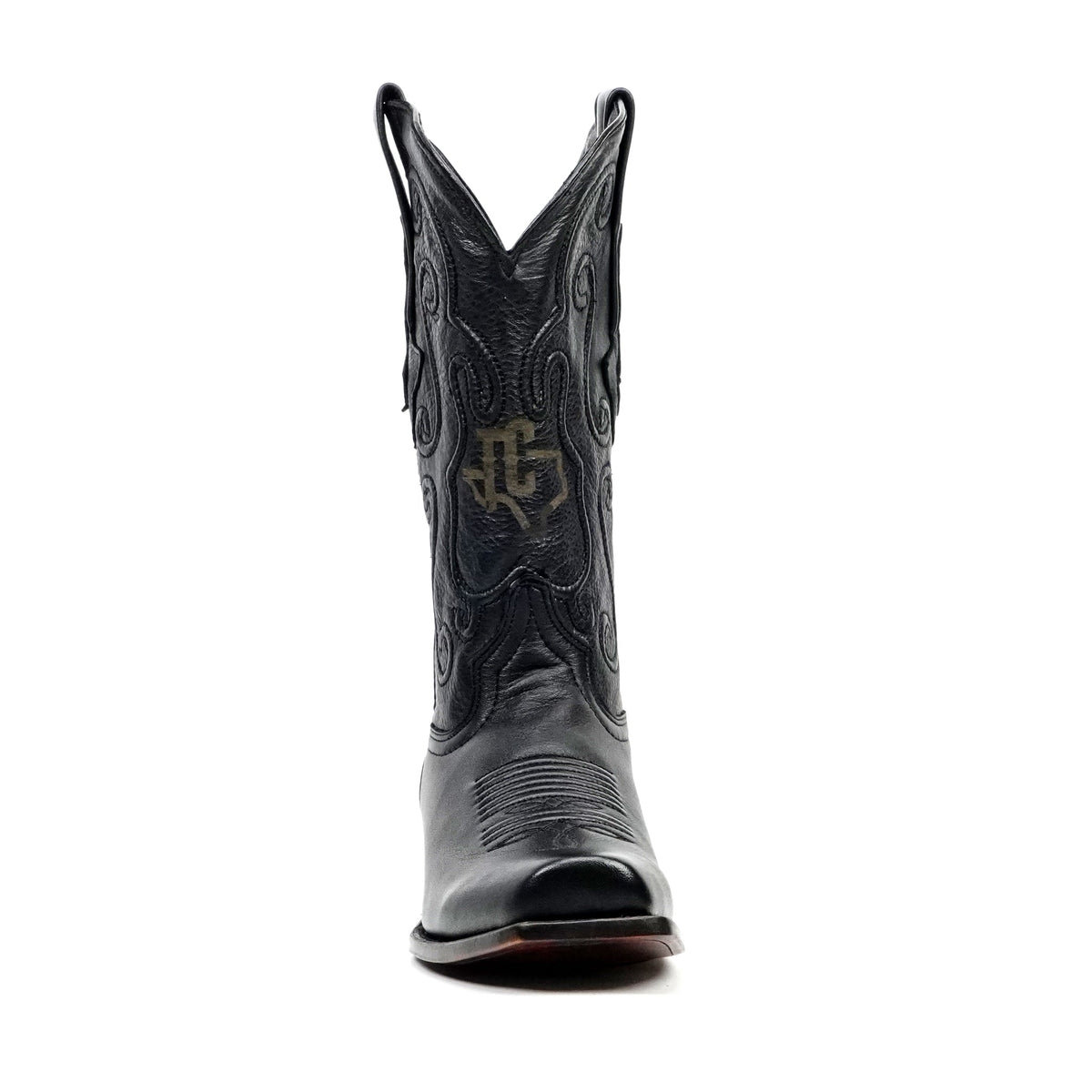 Grisly Cowboy Boots - Black - Narrow Square Toe (E484) - Gomez Western Wear