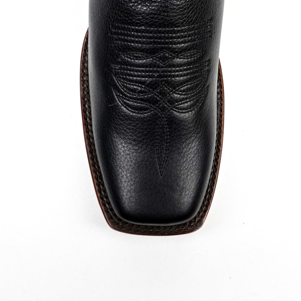 Grisly Cowboy Boots - Black - Rodeo Toe (E50) - Gomez Western Wear
