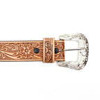 Hand-Tooled Leather Belt (MOD12) - Gomez Western Wear