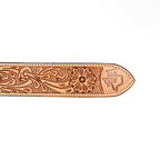 Hand-Tooled Leather Belt (MOD12) - Gomez Western Wear