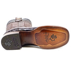 James Alligator Belly Boots - Brown - Square Toe - Gomez Western Wear