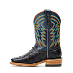 Kids Ostrich Boots - Black - Square Toe - Gomez Western Wear