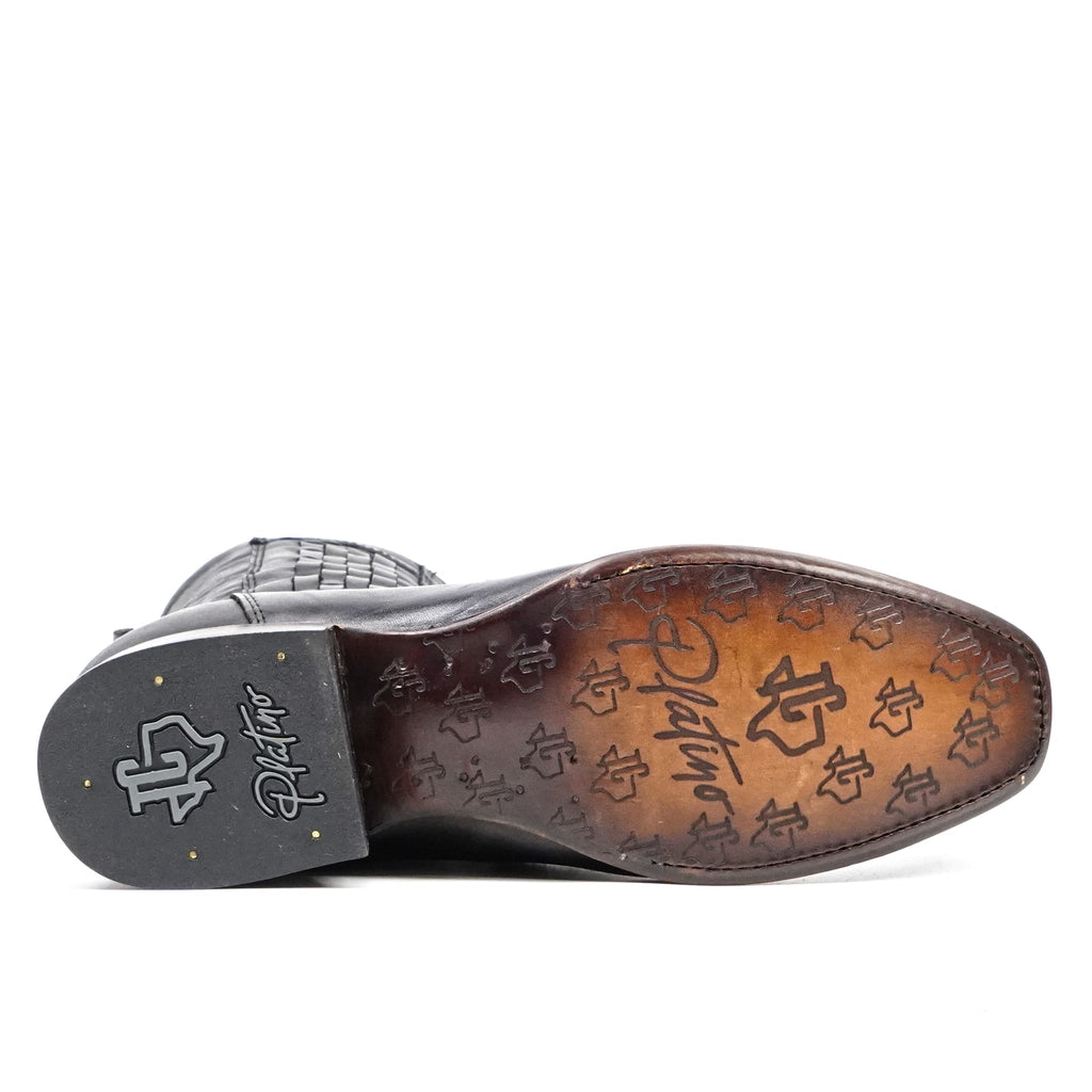 Pirarucu Fish Newspaper Short Boots - Narrow Square Toe - Gomez Western Wear
