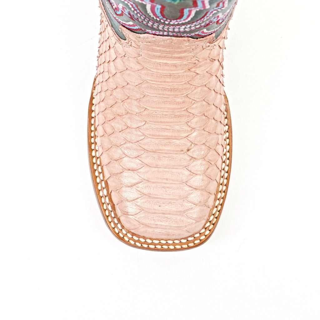 Python Girls Boots - Pink - Square Toe - Gomez Western Wear