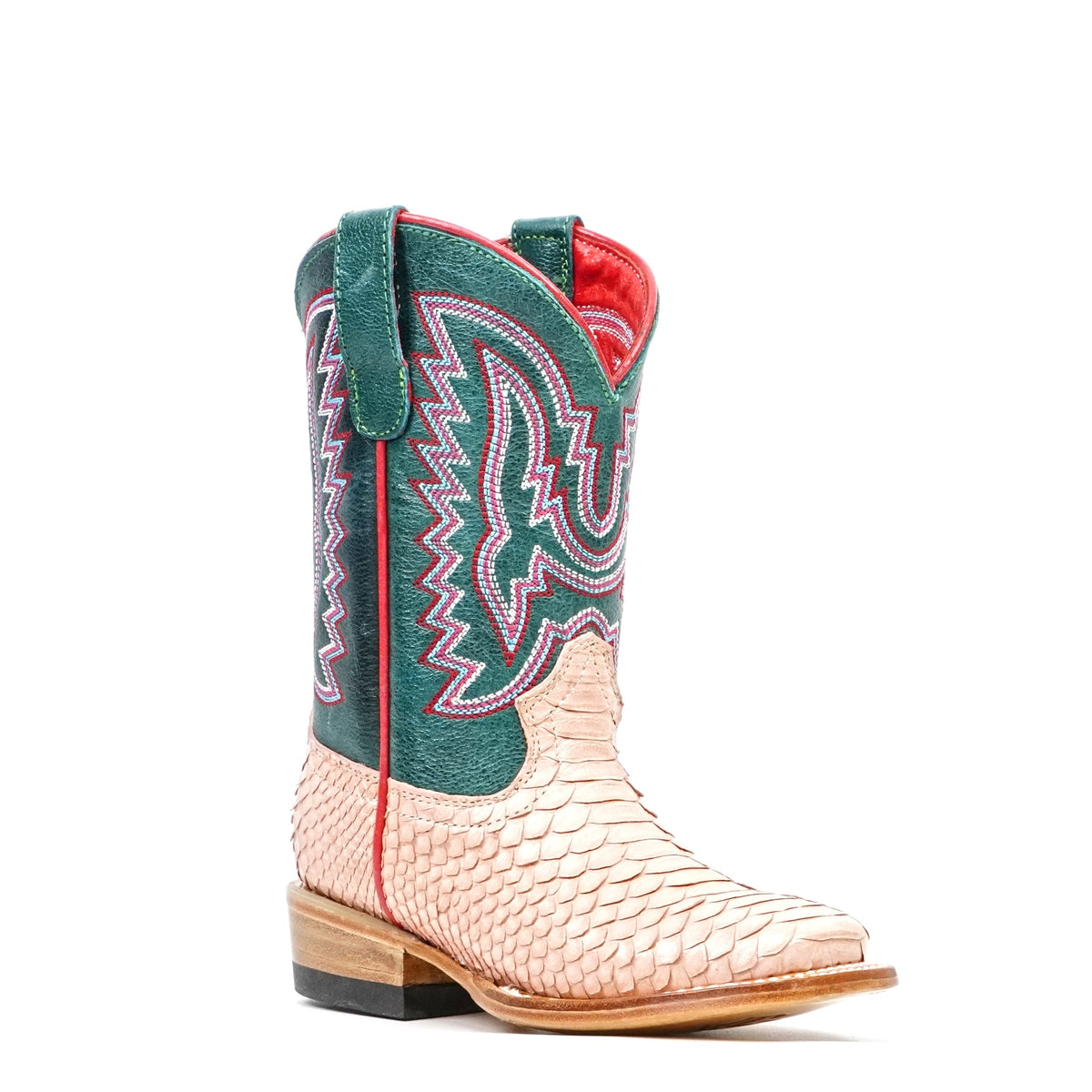 Python Girls Boots - Pink - Square Toe - Gomez Western Wear
