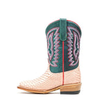 Python Girls Boots - Pink - Square Toe - Gomez Western Wear