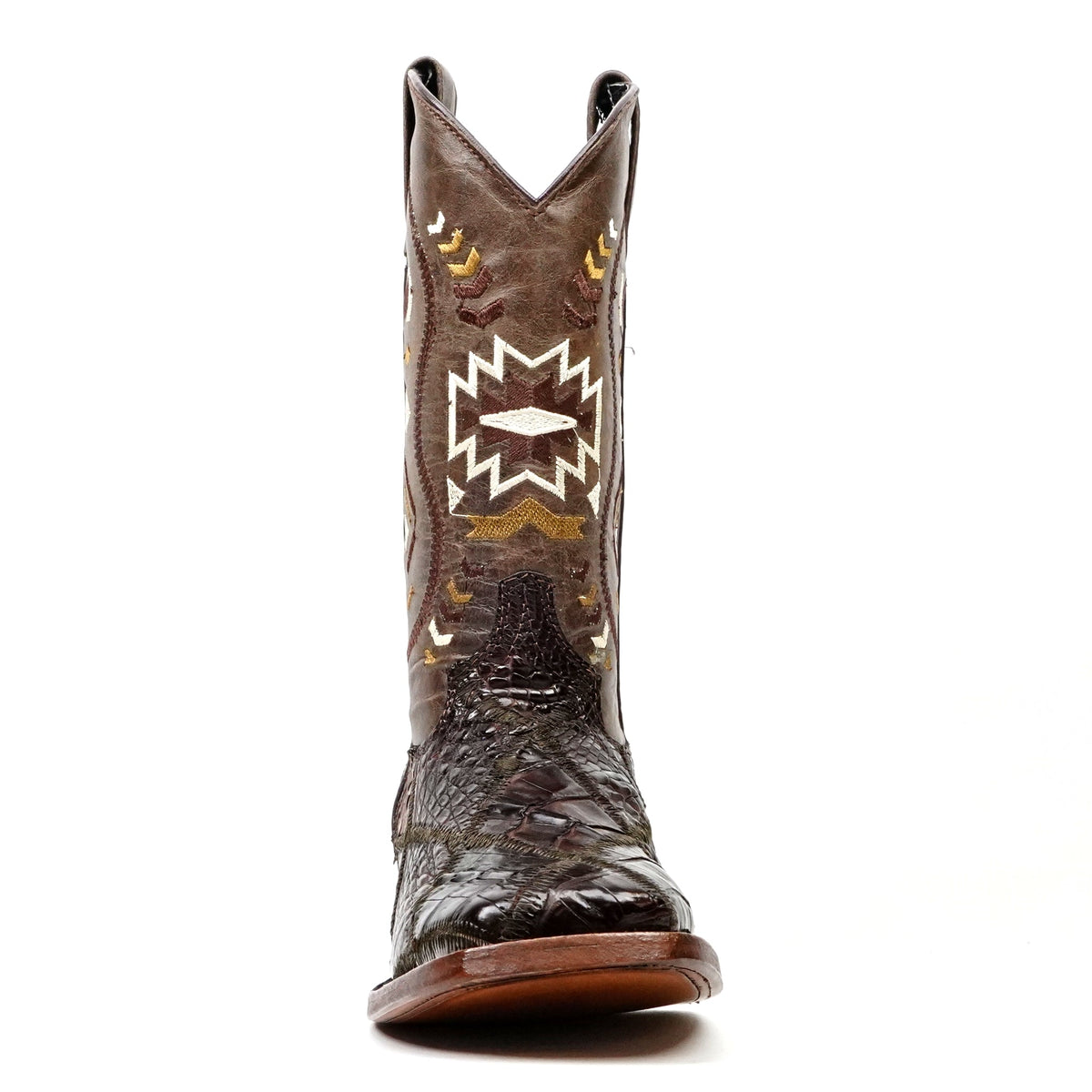 R003 Joven Alligator Cafe Rombos - Gomez Western Wear