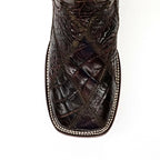 R003 Joven Alligator Cafe Rombos - Gomez Western Wear