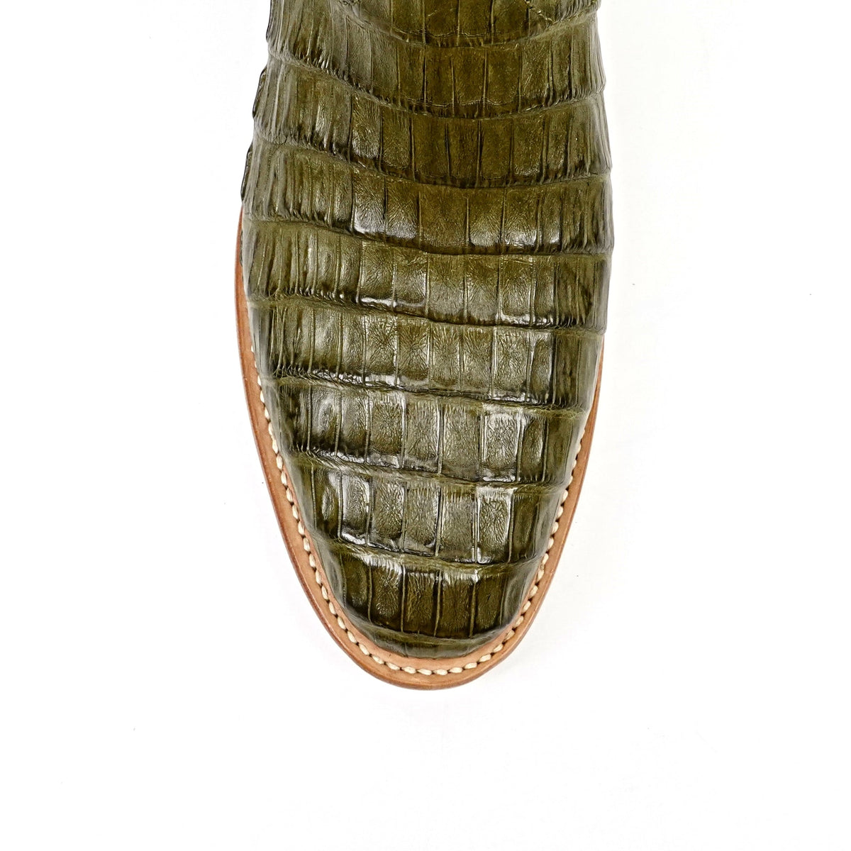 Ranger Caiman Belly Boots - Agave - Roper Toe - Gomez Western Wear