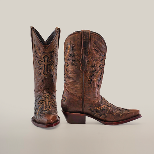 Texas Cruz Tabaco - Mid Shaft - Snip Toe