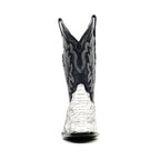 Tanner Python Boots - Natural - Cutter Toe (PN26) - Gomez Western Wear