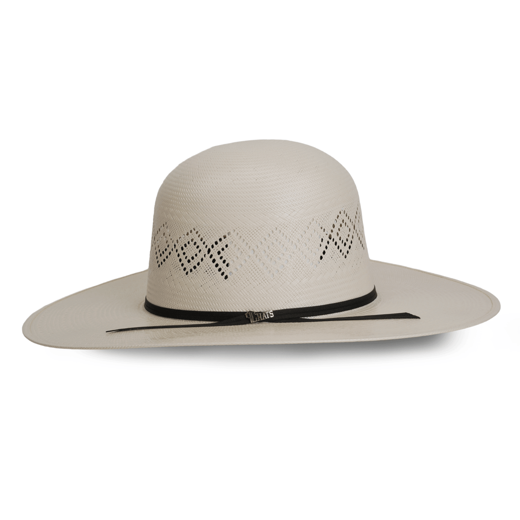 TC Hats - 100X Straw Open Crown Hat - 2 Diamonds - Gomez Western Wear