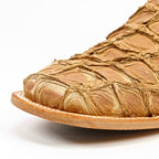 Texas Country Mens Diamond Collection Butch Pirarucu Fish Boots - Orix - Square Toe