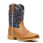 Texas Country Tan Youth Boots - Slip=Resistant Sole - Square Toe (TCK007) - Gomez Western Wear