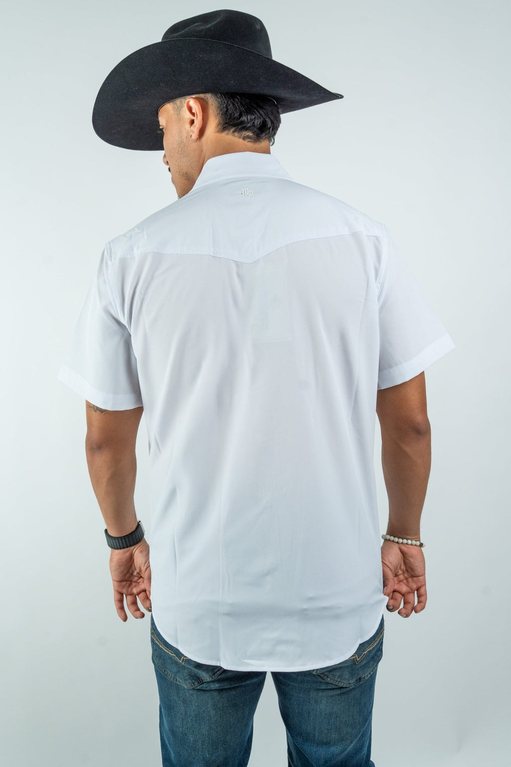 Texas Country - White Pearl Snap Short Sleeve Shirt (RT102S/T White) - Gomez Western Wear